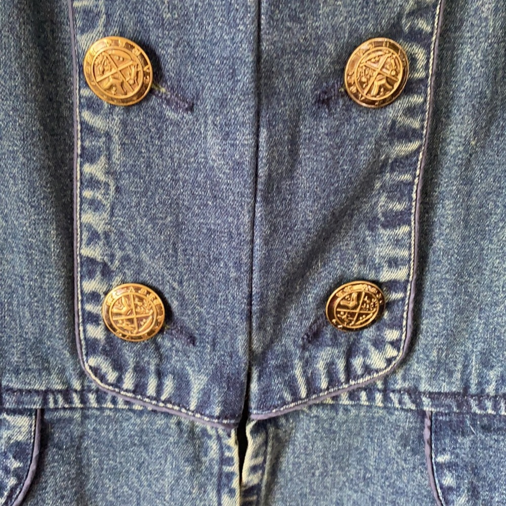 Carole Little Jean Double Breasted Jacket - Picture 2 of 7